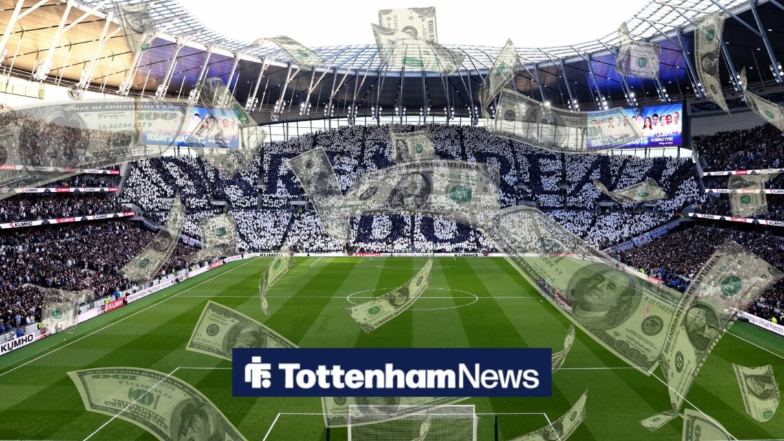 Tottenham Hotspur Stadium from an aerial view