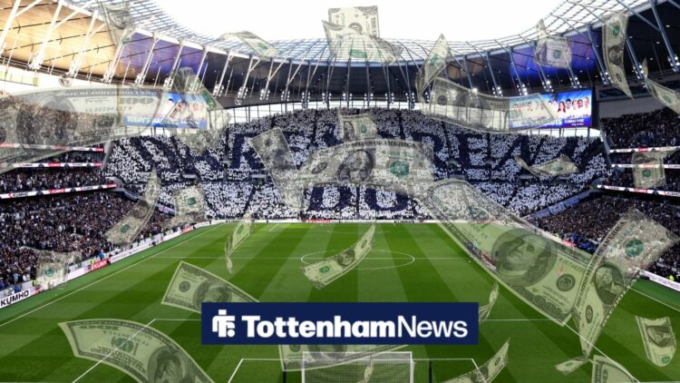 Tottenham Hotspur Stadium from an aerial view