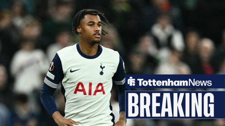 Wilson Odobert in a Tottenham shirt