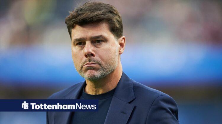 Mauricio Pochettino looks on.