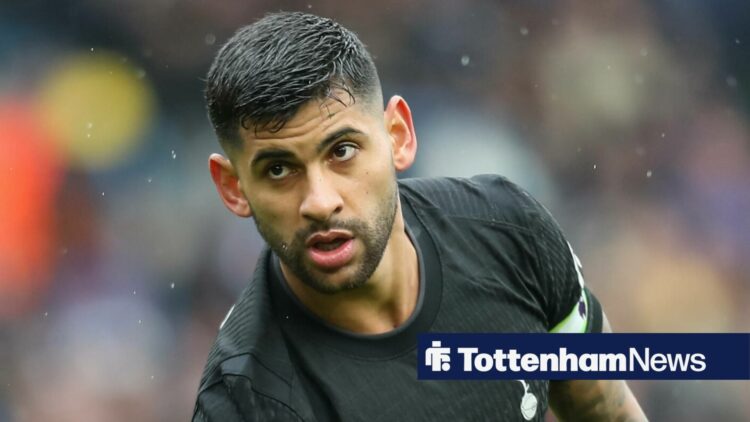 Cristian Romero in a Tottenham shirt