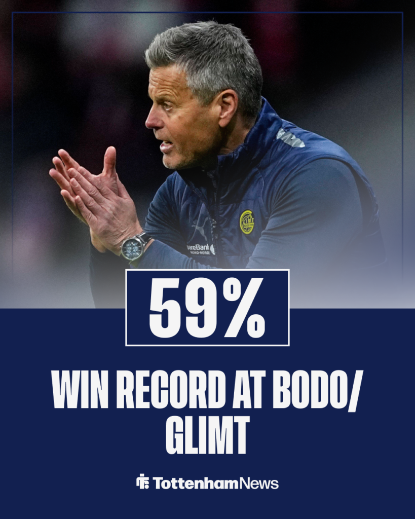 Tottenham Kjetil Knutsen Bodo Glimt stats 2