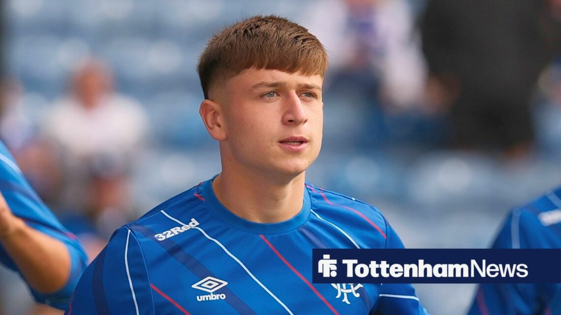 Tottenham loanee Mikey Moore at Rangers