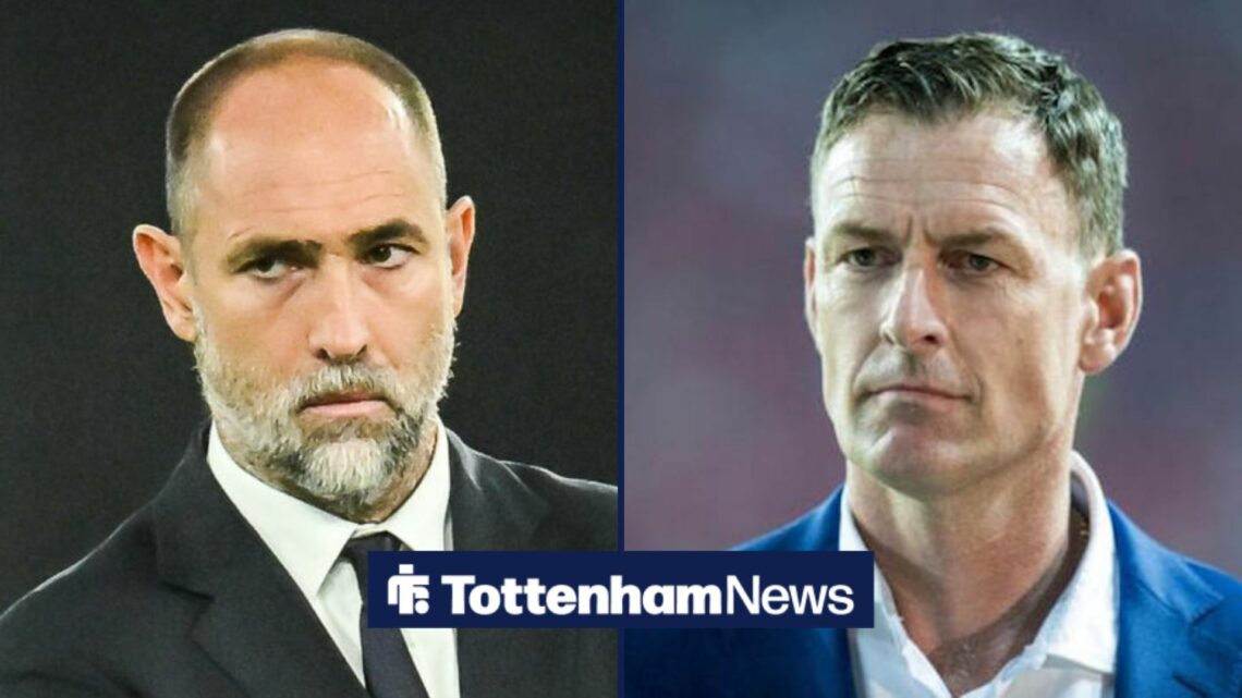 Igor Tudor next to Chris Sutton