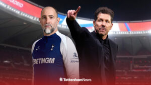 Igor Tudor and Diego Simeone with Wanda Metropolitano as the background.