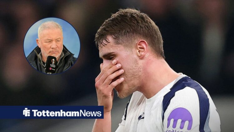 Ally McCoist (inset) next to a distraught-looking Micky van de Ven