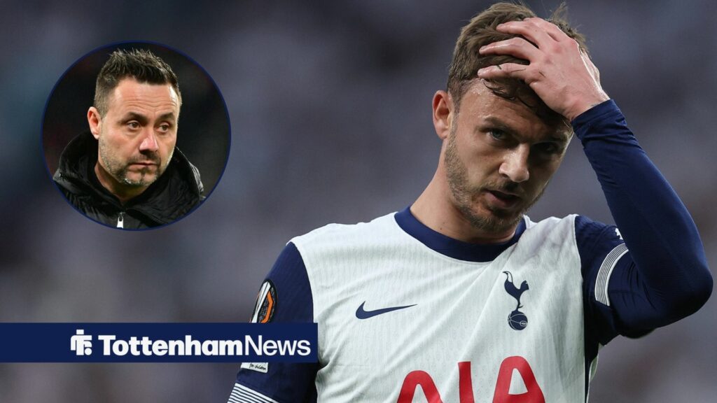 James Maddison immediately reacts as Tottenham confirm Roberto De Zerbi appointment