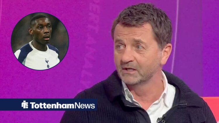 Tim Sherwood alongside a circle inset of Randal Kolo Muani.