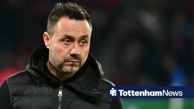 Roberto De Zerbi McDonald s Ligue 1 match between Paris Saint Germain PSG and Olympique de Marseille OM 5-0 at the Parc des Princes in Paris on Feb...