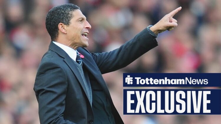 Chris Hughton shouting as manager