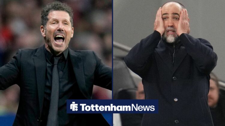 UEFA Champions League. Round of 16. Second Leg. Diego Simeone head coach of Atletico de Madrid during the UEFA Champions League match, between Atle...