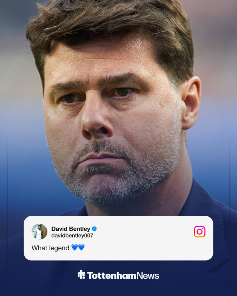 David Bentley message to Pochettino on Instagram