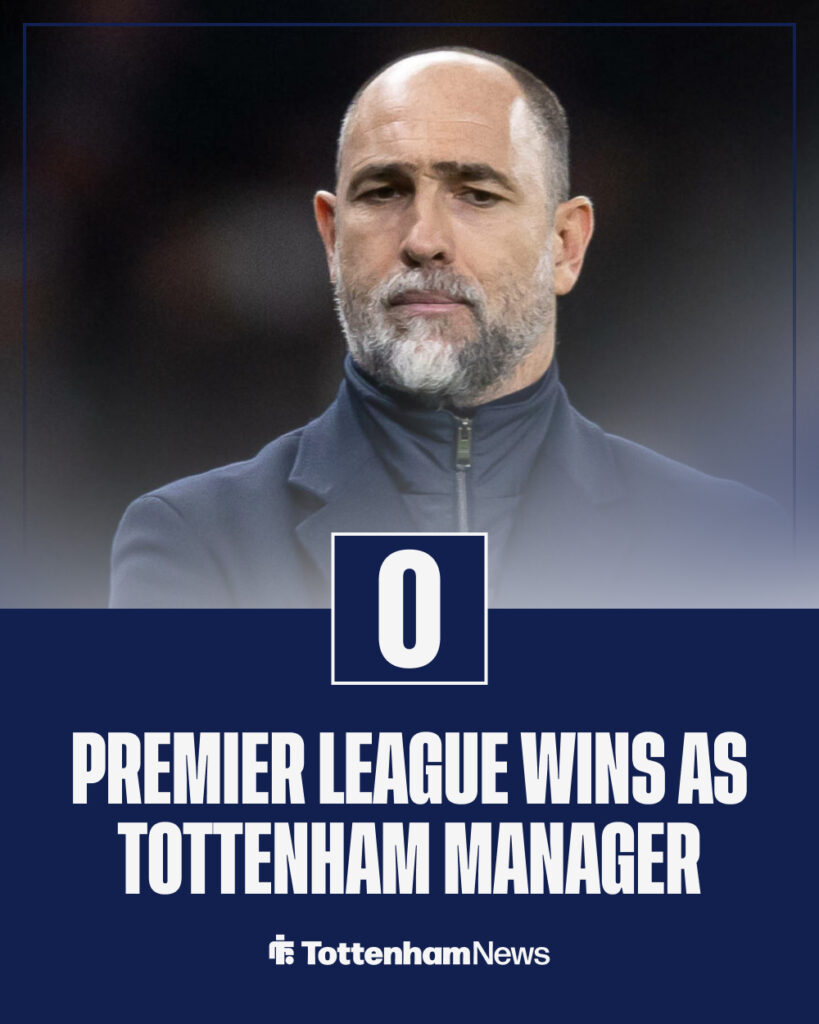 Igor Tudor's wins in the Premier League as Tottenham head coach.