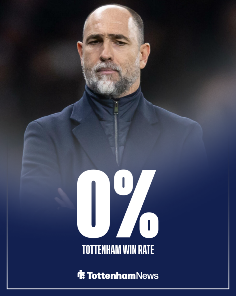 Igor Tudor Tottenham stats