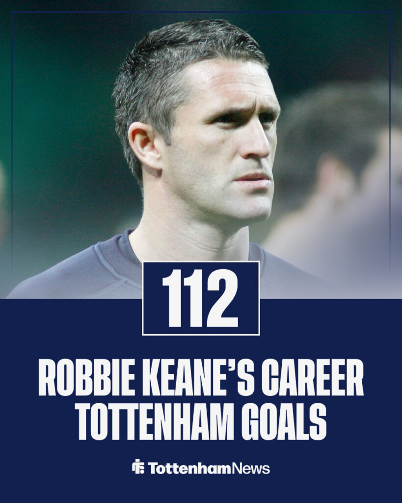 Robbie Keane's career goals for Tottenham