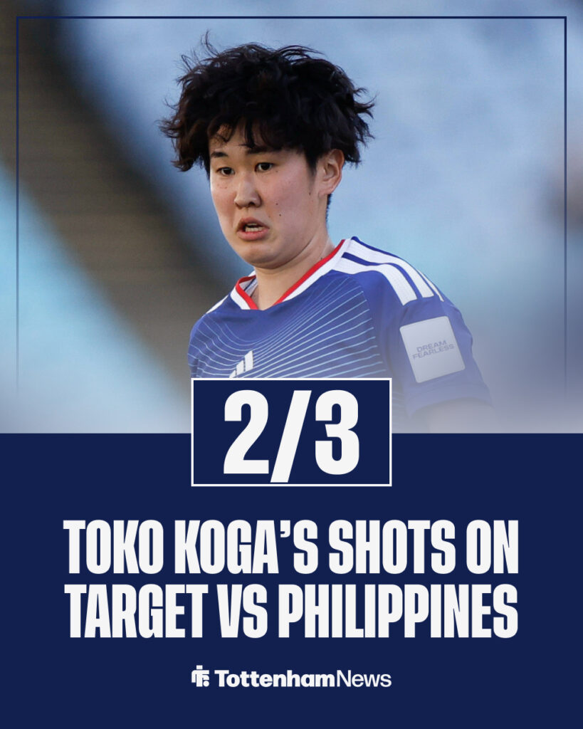 Toko Koga stats for Japan vs the Philippines