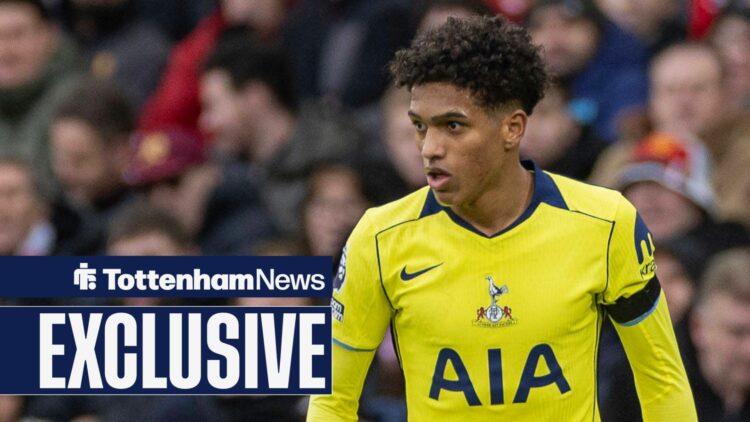 Souza in a Tottenham away kit