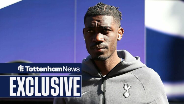 Yves Bissouma of Tottenham Hotspur arriving at the stadium ahead of the match before the Fulham FC v Tottenham Hotspur FC.