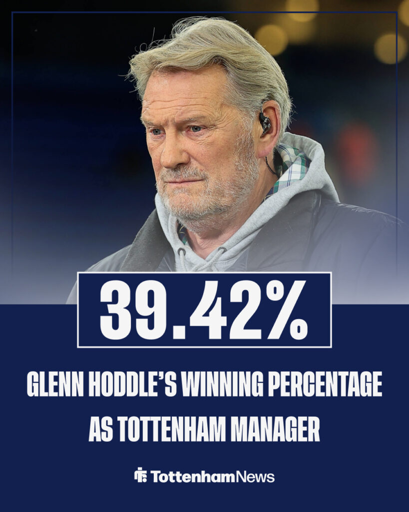 Glenn Hoddle looks down
