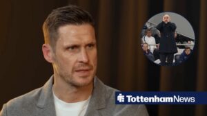 Sebastian Kehl looks at a circular inset of Igor Tudor.