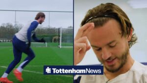 James Maddison in training