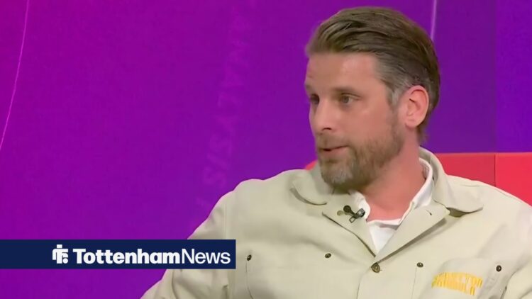 Former Tottenham player David Bentley speaking on Sky Sports News