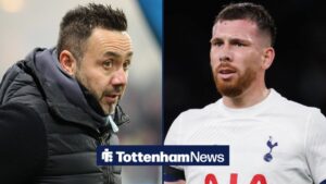 FOOTBALL : LOSC Lille vs Olympique de Marseille - Ligue 1 J15 - 05/12/2025 Roberto DE ZERBI and LONDON, ENGLAND - OCTOBER 23: Pierre-Emile Hojbjerg of Tottenham Hotspur during the Premier League match between Tottenham Hotspur and Fulham FC at Tottenham Hotspur Stadium on October 23, 2023 in London, United Kingdom
