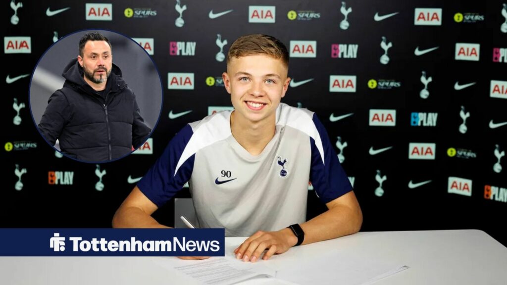 View: De Zerbi may have uncovered new Tottenham gem who's been promoted after signing new contract