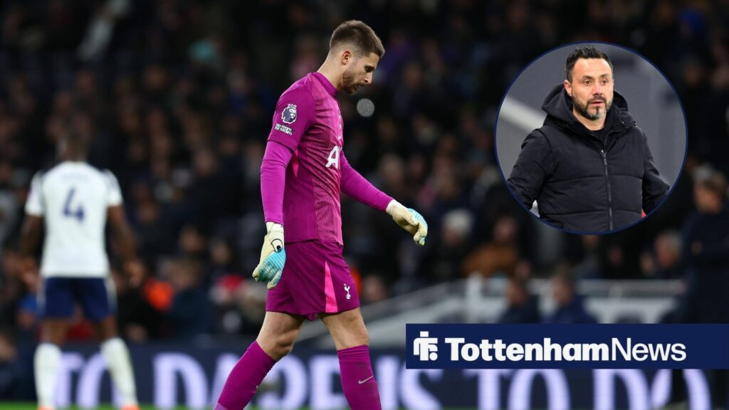 Tottenham Hotspur: Guglielmo Vicario could lose out after Roberto De Zerbi appointment