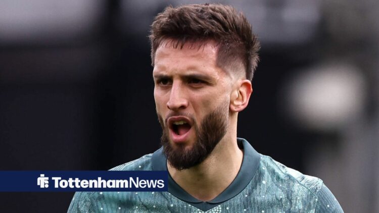 Rodrigo Bentancur in action for Tottenham