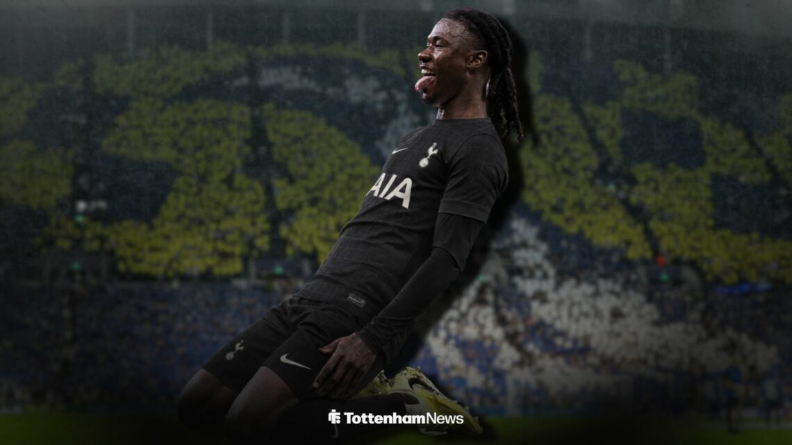 Eduardo Camavinga in a Tottenham shirt