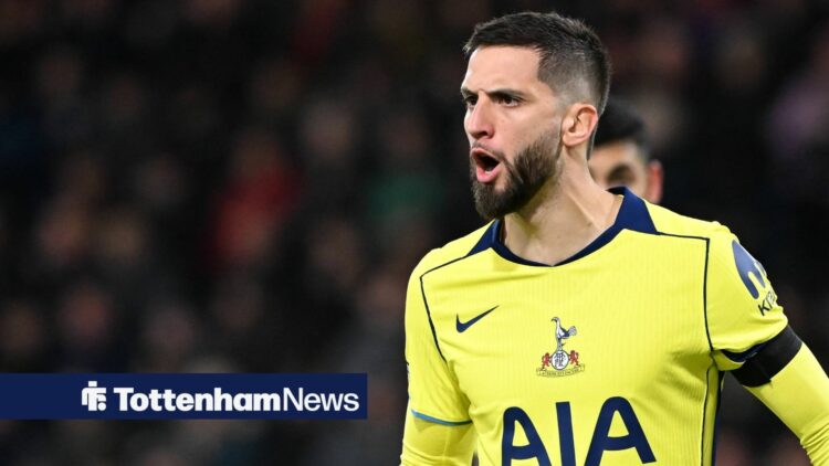 Rodrigo Bentancur playing for Tottenham in Premier League