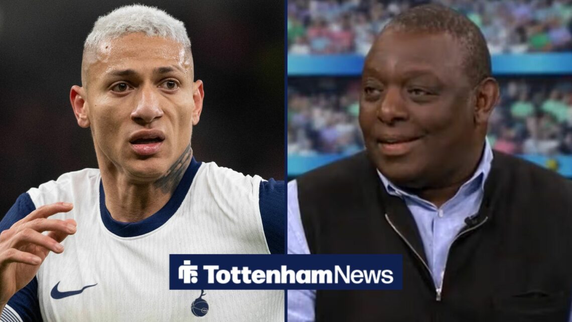 Tottenham Hotspur v IF Elfsborg - UEFA Europa League 2024/25 League Phase MD8 LONDON, ENGLAND - JANUARY 30: Richarlison of Tottenham Hotspur during...