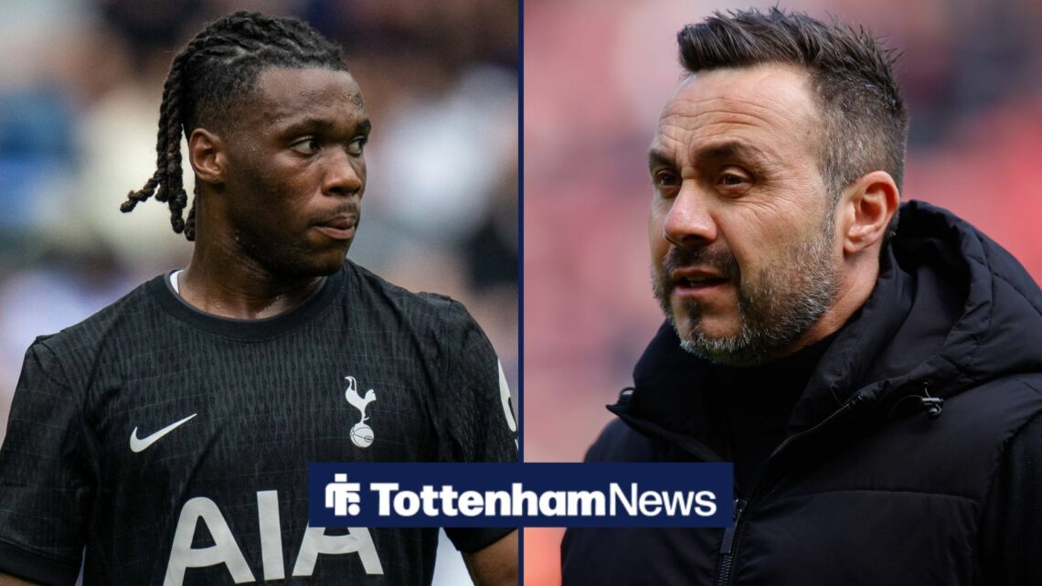 19 July 2025: Destiny Udogie of Tottenham Hotspur during the Pre season 2025/26 friendly match between Reading and Tottenham Hotspur at Madejski St...