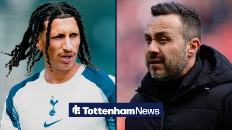 Sunderland v Tottenham Hotspur, Premier League Roberto De Zerbi manager of Tottenham Hotspur prior to kick off during the Sunderland v Tottenham Ho...