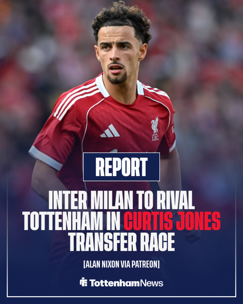 Curtis Jones Liverpool Tottenham Inter Milan transfer