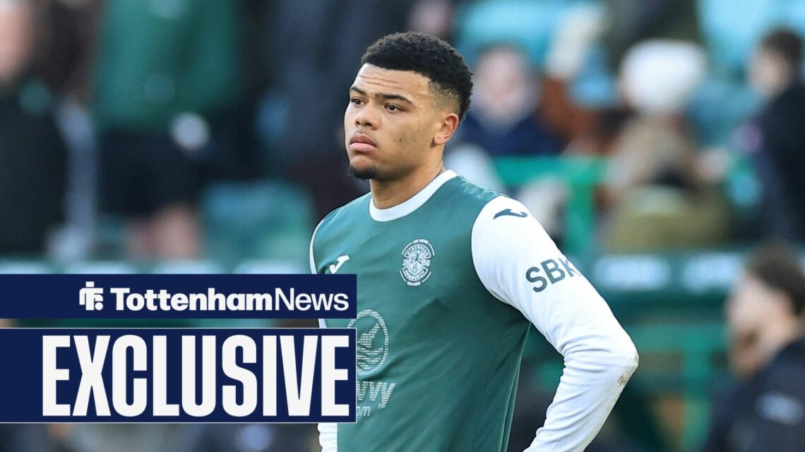 Dane Scarlett of Hibernian, on loan from Tottenham, looks dejected at full time during the William Hill Premiership match vs Livingston.