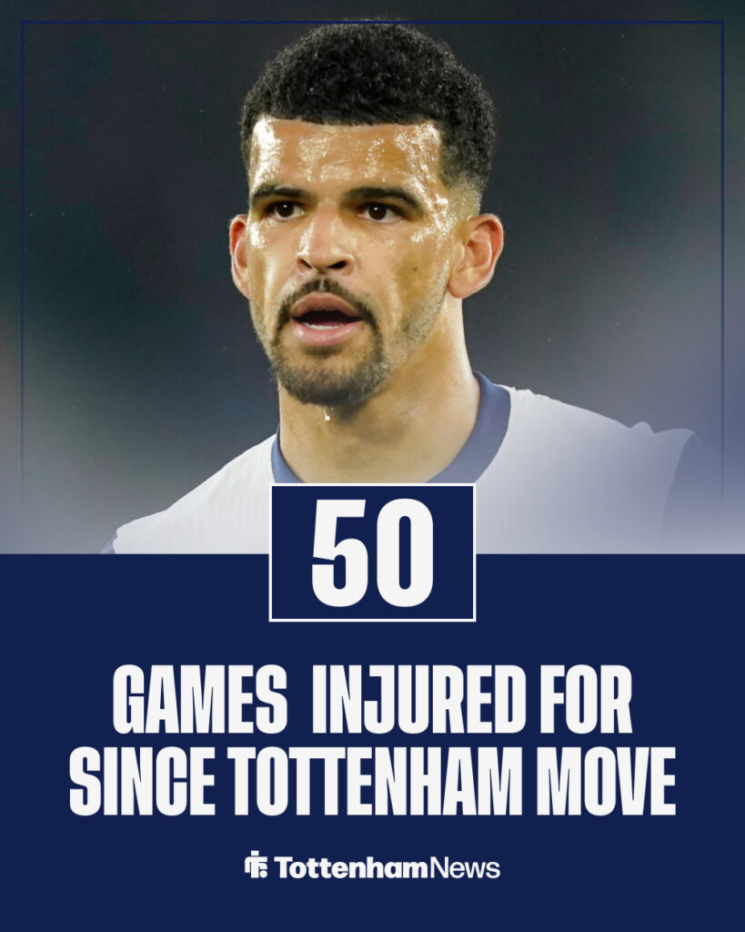 Dominic Solanke games injured for