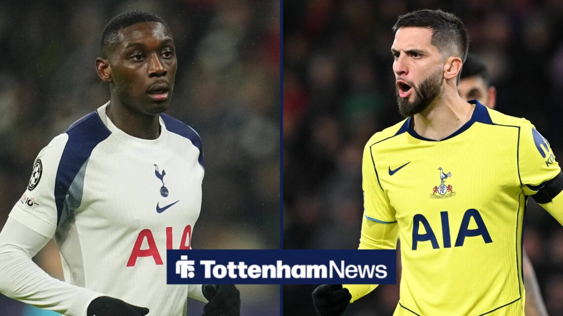 Randal Kolo Muani Tottenham Hotspur looks on the UEFA Champions League 2025/26 League Phase match between Eintracht Frankfurt and Tottenham Hotspur...