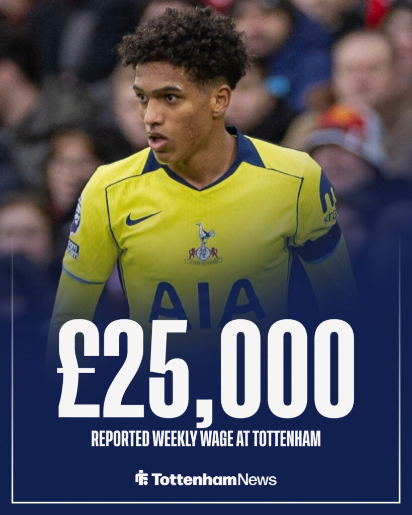 Souza Tottenham wages