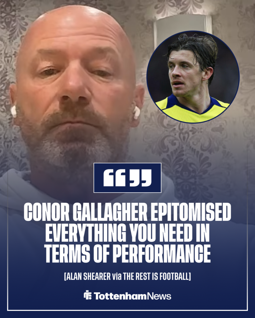 Tottenham Alan Shearer on Conor Gallagher vs Aston Villa